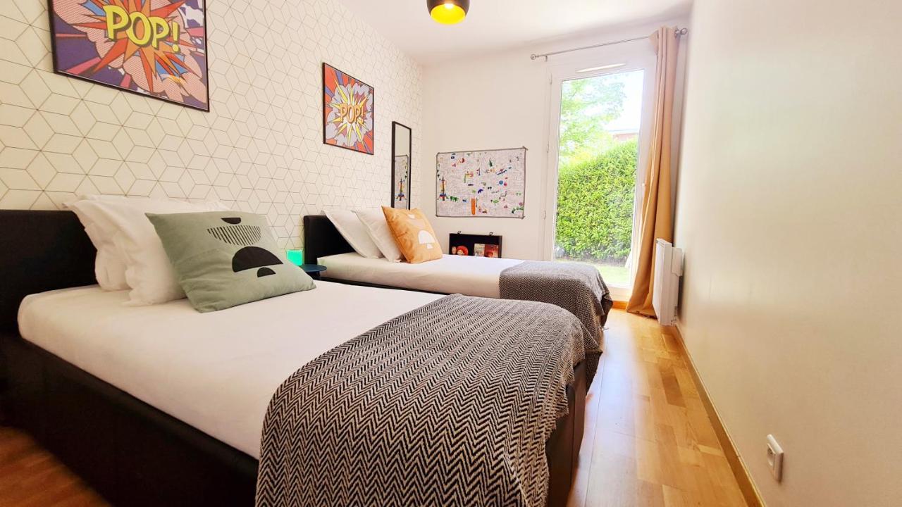 Happy Stay 5 Minutes To Disney - Free Wifi - Parking & Garden Montévrain Exteriör bild